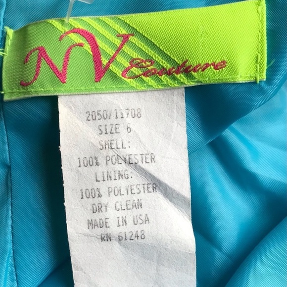 💙💜NV COUTURE SZ 6 BALLGOWN-VINTAGE c2002 PROM-PARTY SAME/NEXT DAY SHIP!💜💙 - Picture 12 of 15